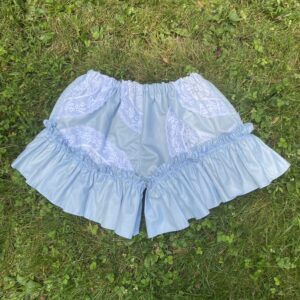 Blue lace bloomers