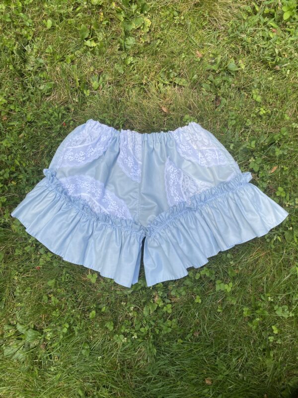 Blue lace bloomers