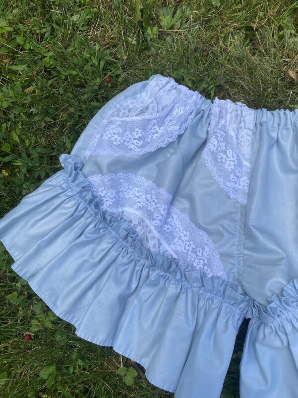 Blue lace bloomers - Image 3