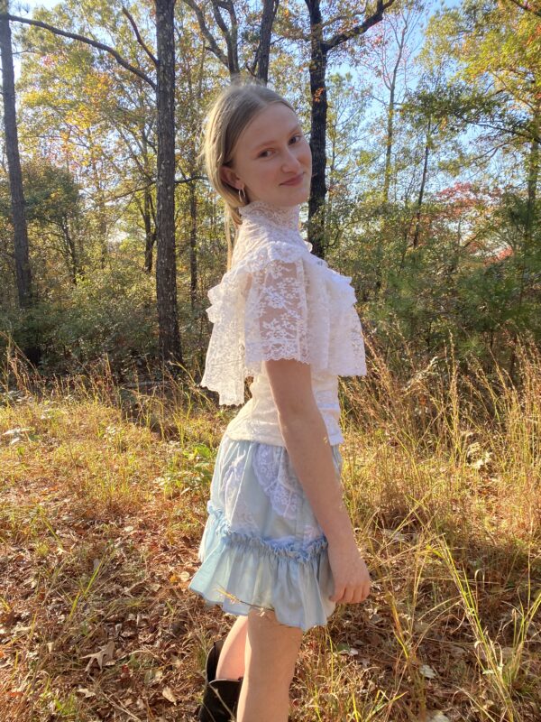 Blue lace bloomers - Image 4