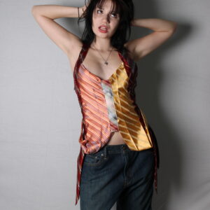 Sunset tie top