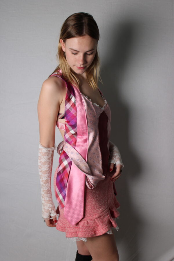 Pink tie top - Image 5