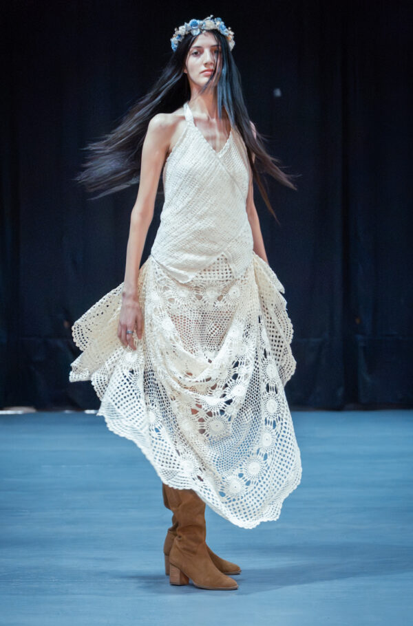 Crochet halter dress - Image 2