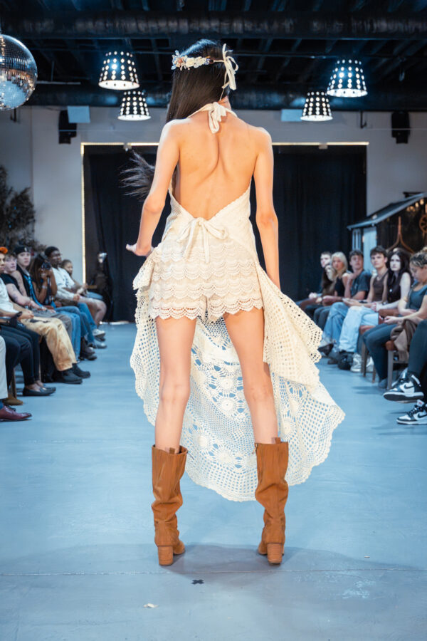 Crochet halter dress - Image 3