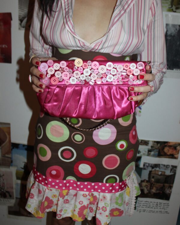 Pink button bag - Image 4