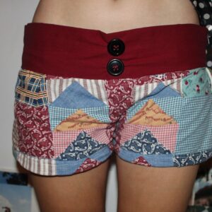 Patchwork shorts