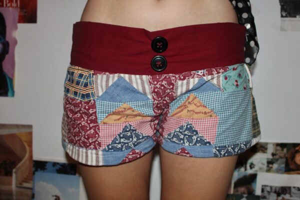 Patchwork shorts