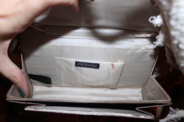Tan button bag - Image 3