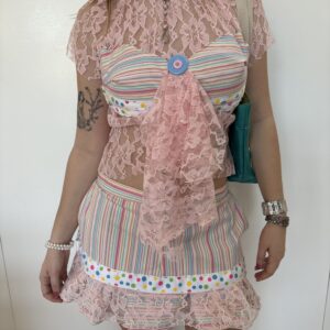 Piece of cake mini skirt set