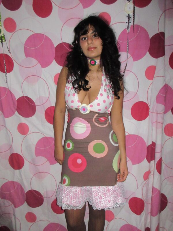 Miss pink halter dress (M/L) - Image 7