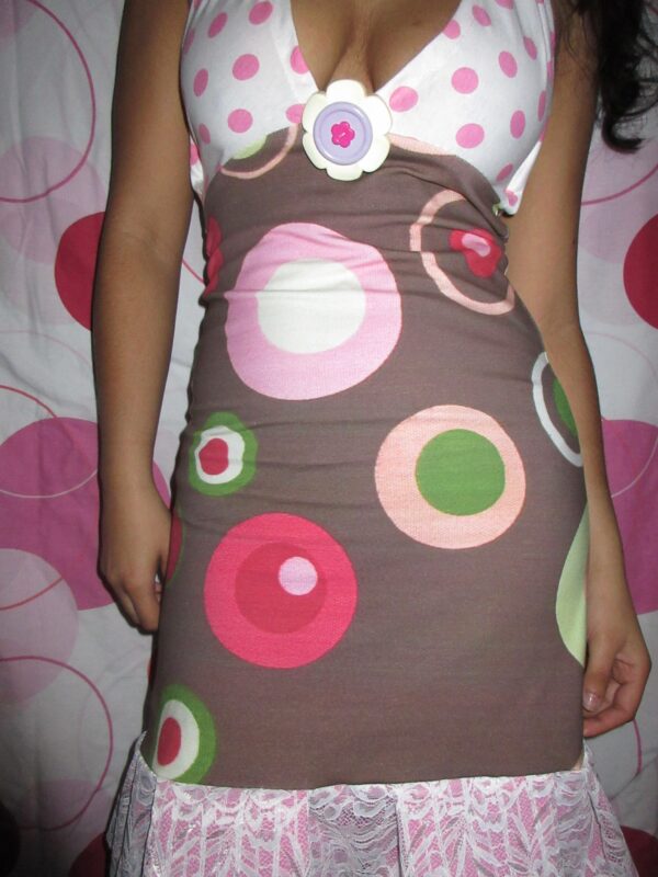 Miss pink halter dress (M/L) - Image 4