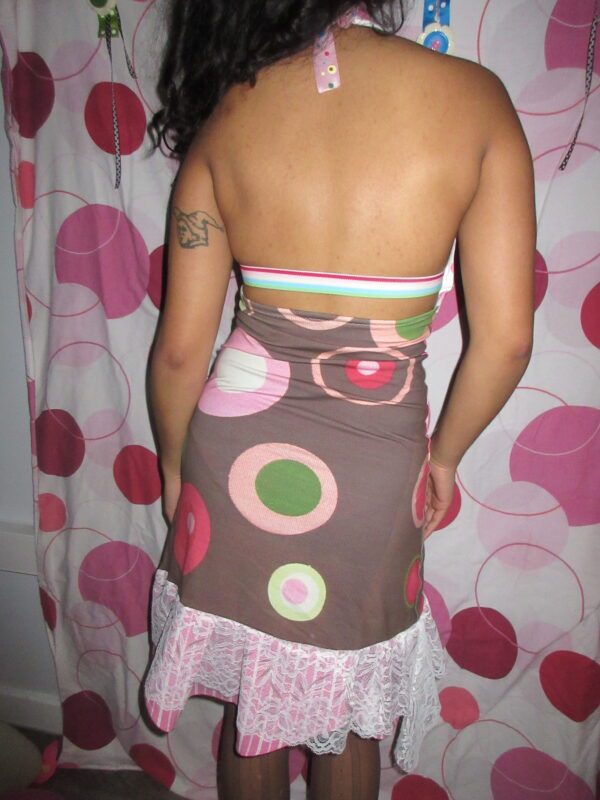 Miss pink halter dress (M/L) - Image 3