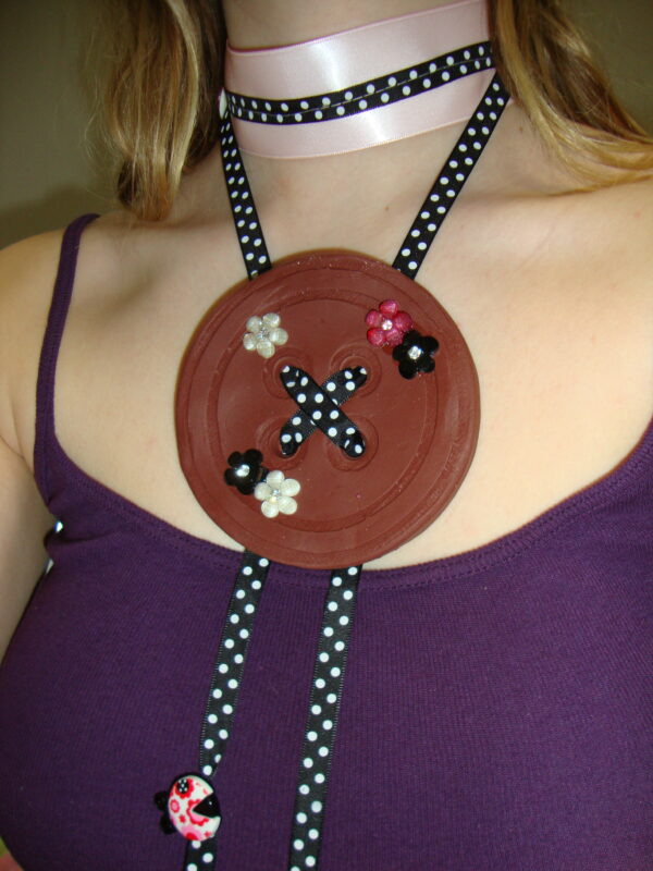 Miss ladybug button choker - Image 2