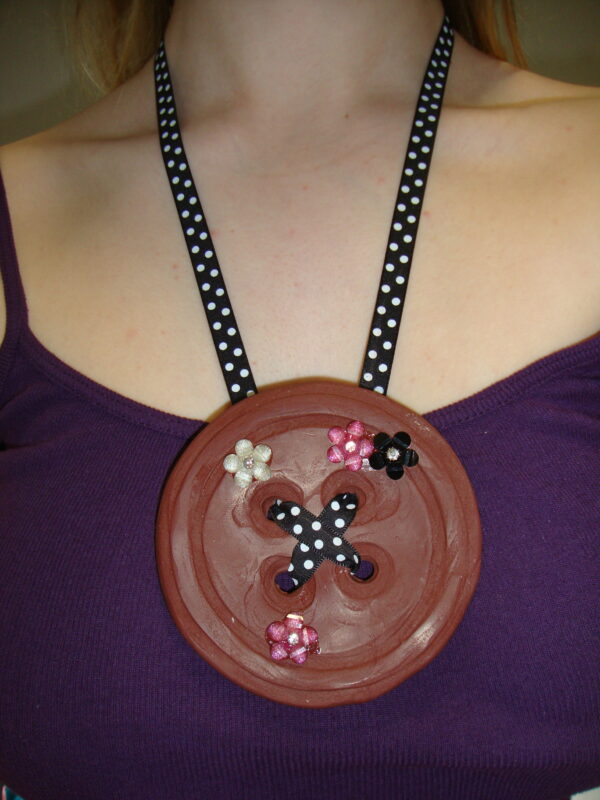 Button necklace