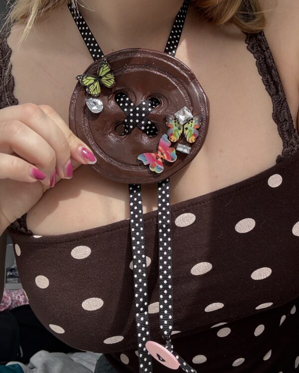 Button necklace - Image 3