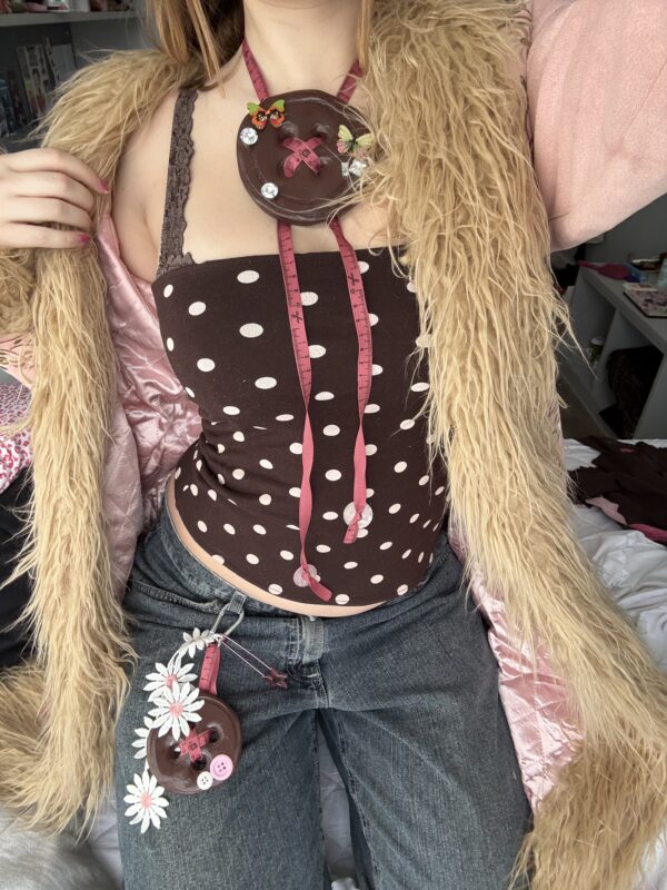 Butterfly button necklace - Image 4