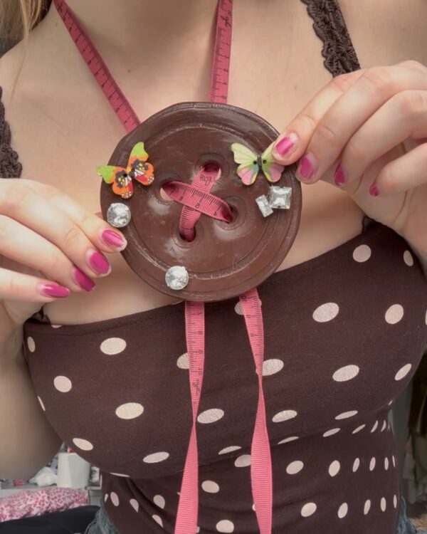 Butterfly button necklace - Image 2