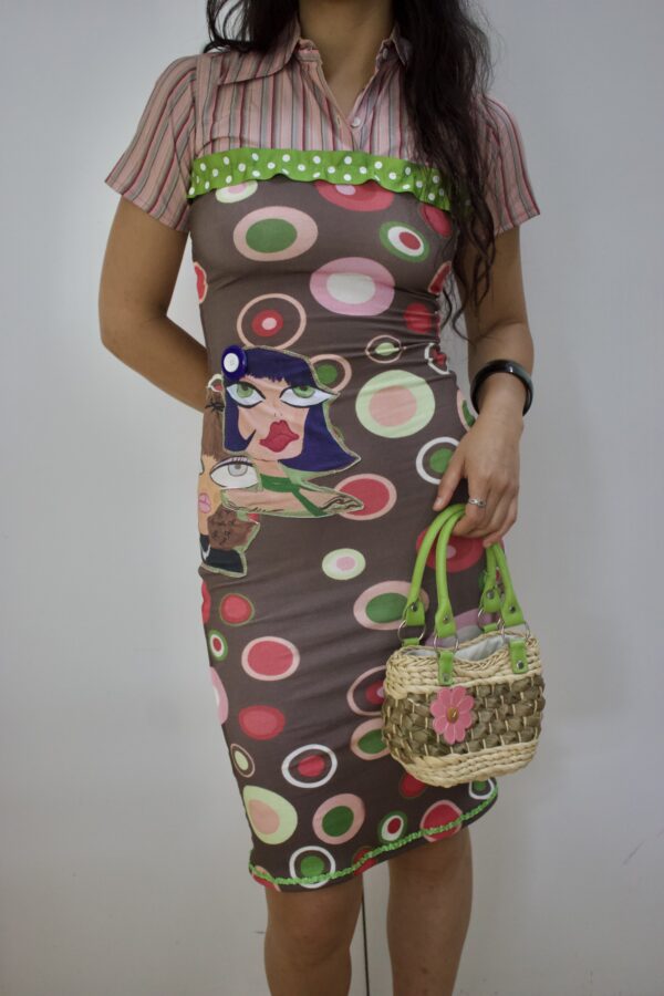 Face to face midi dress