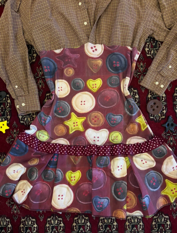Pushing my buttons mini dress - Image 4