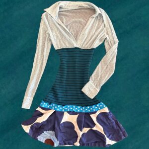 Feeling blue mini dress