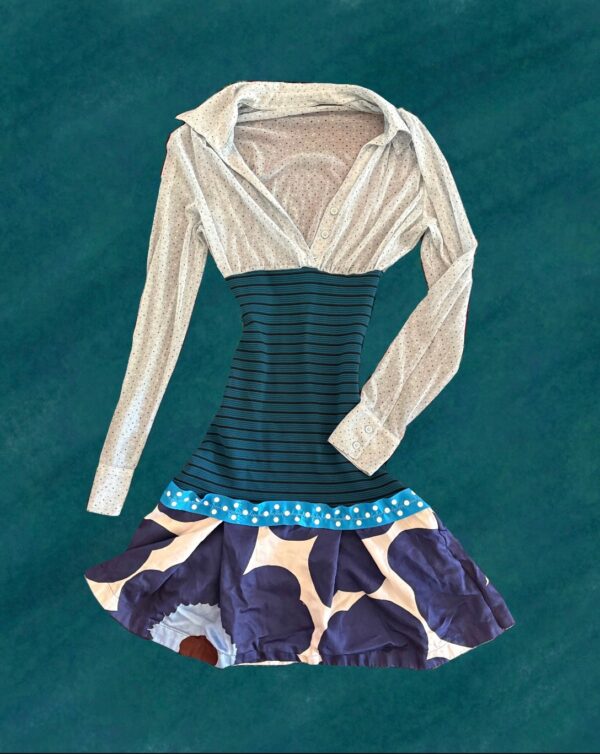 Feeling blue mini dress