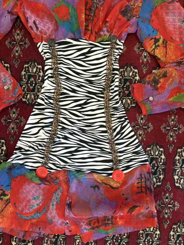 Mix and match mini dress - Image 2