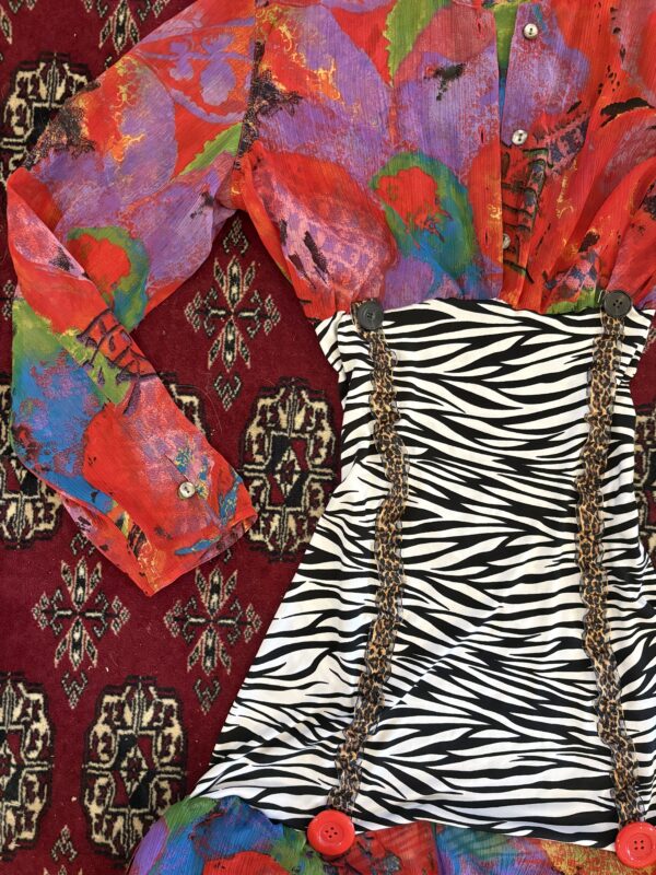 Mix and match mini dress - Image 3