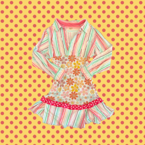 Flower power mini dress