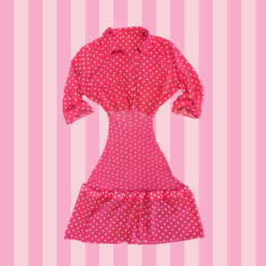 Pink party dress