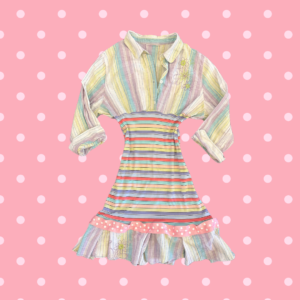 Stripe mini dress