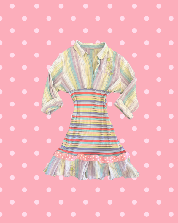 Stripe mini dress