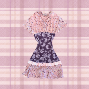 Lavender mini dress