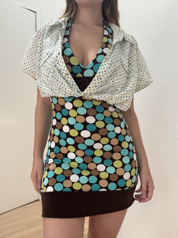 Polka dot mini and matching top set - Image 2