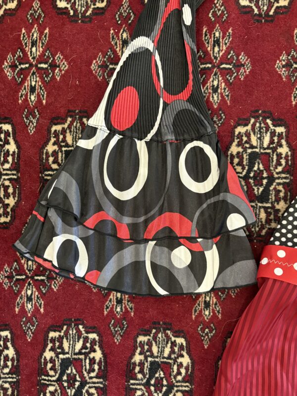 Red hot polka dot dress - Image 3