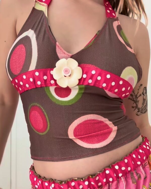 Fashion girl pants and top set - Image 2