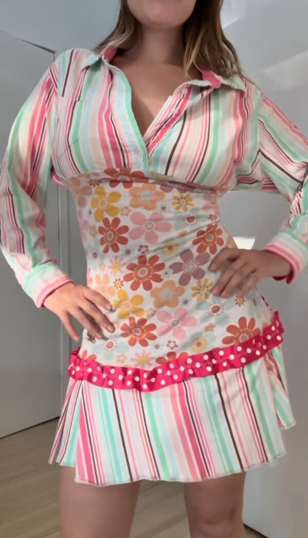 Flower power mini dress - Image 3